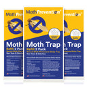 Powerful Clothes Moth and Carpet Moth Trap Refills  6 Pack