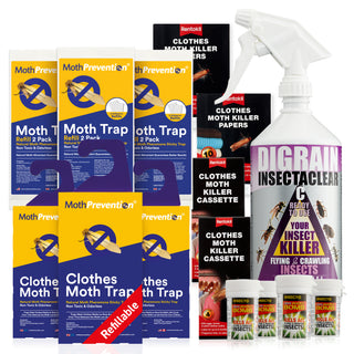 Clothes Moth Killer Kit - Large Infestation