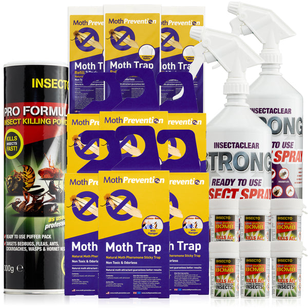 Clothes Moth Killer Kit for 1 Room – pestcontrolsupermarket